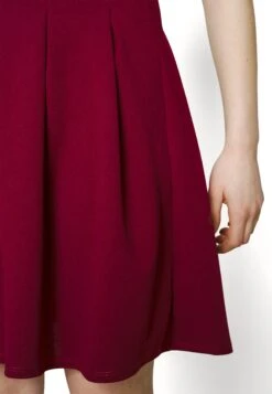 Wal G Zara Pleated Skater Skirt - A-Lijn Rok - Berry Wine -Fashion Verkoop 8d92a34cc2534c089dcd4f15bea46974