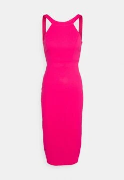 Wal G Jimmy Midi Dress - Jerseyjurk - Dark Fushia -Fashion Verkoop 8e768d611509428791a08f5954addf4d