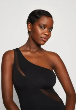 Wal G Zakera Contrast Midi Dress - Jerseyjurk - Black -Fashion Verkoop 8ef30865b25a408791e5932fe89b63ed