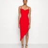 Laila Asymmetric Midi Dress - Jurk - Red -Fashion Verkoop 8fb7bd27c47246f5acfcbc80c839d362