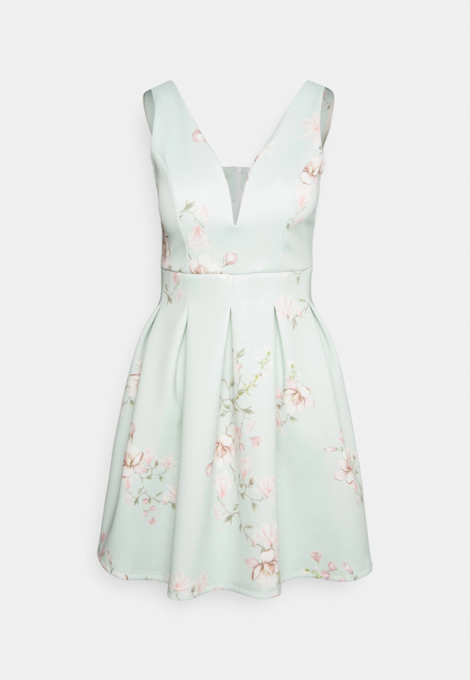 Wedding V Neck Print Skater - Cocktailjurk - Hellgrün 8 Wedding V Neck Print Skater - Cocktailjurk - Hellgrün - Afbeelding 6