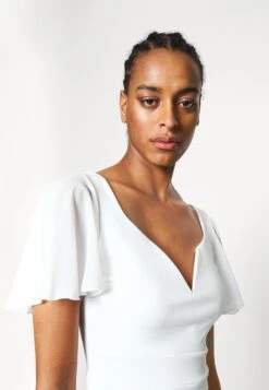 Lembera Sleeve Midi Dress - Etui-Jurk - White 11 Lembera Sleeve Midi Dress - Etui-Jurk - White -Fashion Verkoop 9018bd88646340dbbd0fd0bcca0f6364