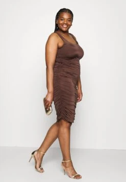 Curve Annabelle Square- Jerseyjurk - Chocolate Brown -Fashion Verkoop 901c47a2f6ca4a30ab3ff51a5a36cabf
