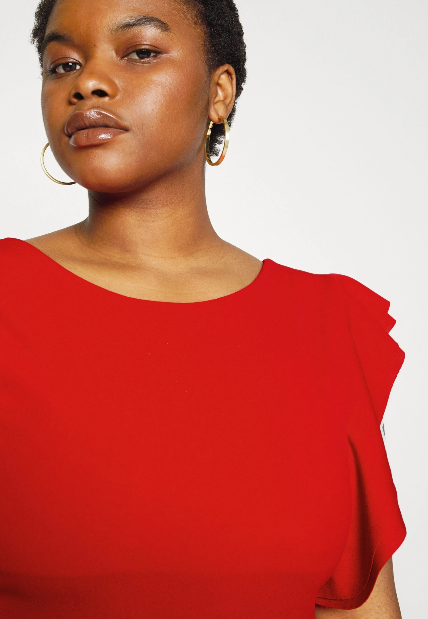 Rusie Ruffle Midi - Cocktailjurk - Red 8 Rusie Ruffle Midi - Cocktailjurk - Red - Afbeelding 6