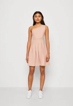 Wal G Vanya One Shoulder Skater Dress - Jerseyjurk - Blush Pink -Fashion Verkoop 911403cdbaad4a58ae8f43bd5b0c75fd