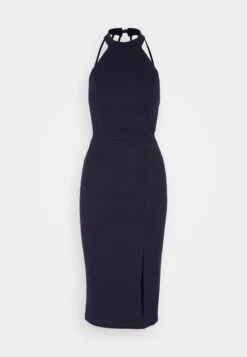 Wal G Benedette Midi Dress - Cocktailjurk - Navy Blue -Fashion Verkoop 93a6488b96a74790946c706604e333e4