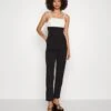Wal G Janya Contrast Jumpsuit- Jumpsuit - Black/White -Fashion Verkoop 955ffaf95ddb4a46a56e6e388320dce8