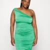 Rowan One Shoulder Midi - Etui-Jurk - Leaf Green -Fashion Verkoop 95b7996ff2b54a35bb876b171c211f39