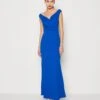 Wal G Andrew Off Shoulder Maxi Dress - Galajurk - Electric Blue -Fashion Verkoop 96054b12721c4884b847e0eba5e5c1fb