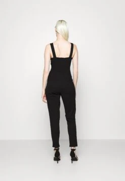 Contrast Plunge - Jumpsuit - Black -Fashion Verkoop 9866c2e67f4d46fe9c7a742265bfa064