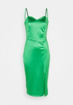 Wal G Ashton Heart Neck Midi - Jerseyjurk - Leaf Green -Fashion Verkoop 9b7362a1733c4f02a2f8c70d4c5f03bf