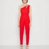 Wal G Mica Cut Out- Jumpsuit - Red -Fashion Verkoop 9c046e4de4b142b094b00b6d867c251b