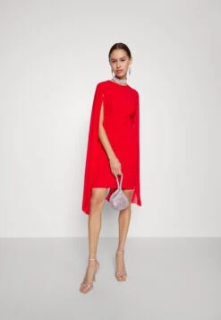 Wal G Holly Sleeve Dress - Cocktailjurk - Red -Fashion Verkoop 9c59e8fd37084694be8170ff69aa43fc