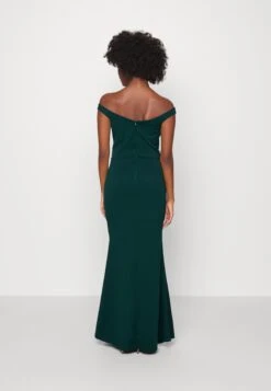 Kai Off The Shoulder Maxi Dress - Galajurk - Forest Green -Fashion Verkoop 9ccd70b99ee64403ab01257dd241000e