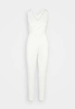 Wal G Toby V Neck - Jumpsuit - White -Fashion Verkoop 9d7a3d88428546c6b188d4743d9f4962