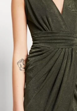 Wal G Safa Rouched Mini - Jerseyjurk - Forest Green -Fashion Verkoop a202869ef683474cabd1a4c121d69413