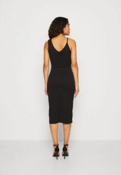 Wal G Wina Asymmetric Midi - Jerseyjurk - Black -Fashion Verkoop a348c8a0de714f0781870f70b7fd9c43