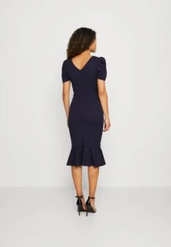 Wal G Wonda Bow Midi - Cocktailjurk - Navy Blue -Fashion Verkoop a3c9b7b890d94a9fa773ddb6f2d69926