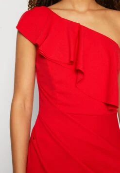 Wal G Kelly Ruffle Maxi - Jerseyjurk - Red -Fashion Verkoop a6b5b0db6b6e4b08a4f50795c6876f29