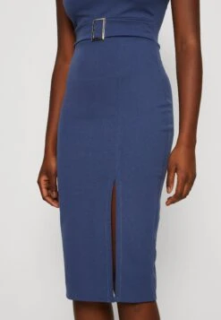 Wal G Jumina Buckle Midi - Jerseyjurk - Denim Blue -Fashion Verkoop aba236ca581449c5be7aef75127a0fa9