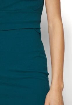 Wal G Nora Midi Dress - Jerseyjurk - Dark Teal Blue -Fashion Verkoop ad0a1afc226742eb83d9eb3531bcfd4d