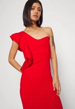 Wal G One Shoulder Maxi Dress - Cocktailjurk - Red -Fashion Verkoop ad36bd7b84214050aa26dcf7292e9da9
