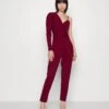 Wal G Ciaramin One Sleeve Jumpsuit - Jumpsuit - Berry Wine -Fashion Verkoop b00fa1a7e2354f56afd8f9f22114a426