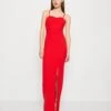 Wal G Jeane Strappy Maxi - Jerseyjurk - Red -Fashion Verkoop b0992dc1f4024e0f978edb51cf67942b