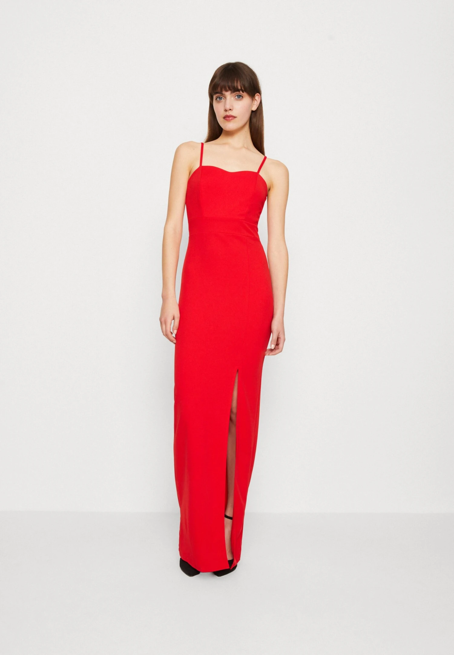 Wal G Jeane Strappy Maxi - Jerseyjurk - Red 3 Wal G Jeane Strappy Maxi - Jerseyjurk - Red