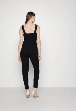 Wal G Print Contrast Plunge- Jumpsuit - Black Floral -Fashion Verkoop b30d23a6a81d49c4ae710f3ff3ca4396