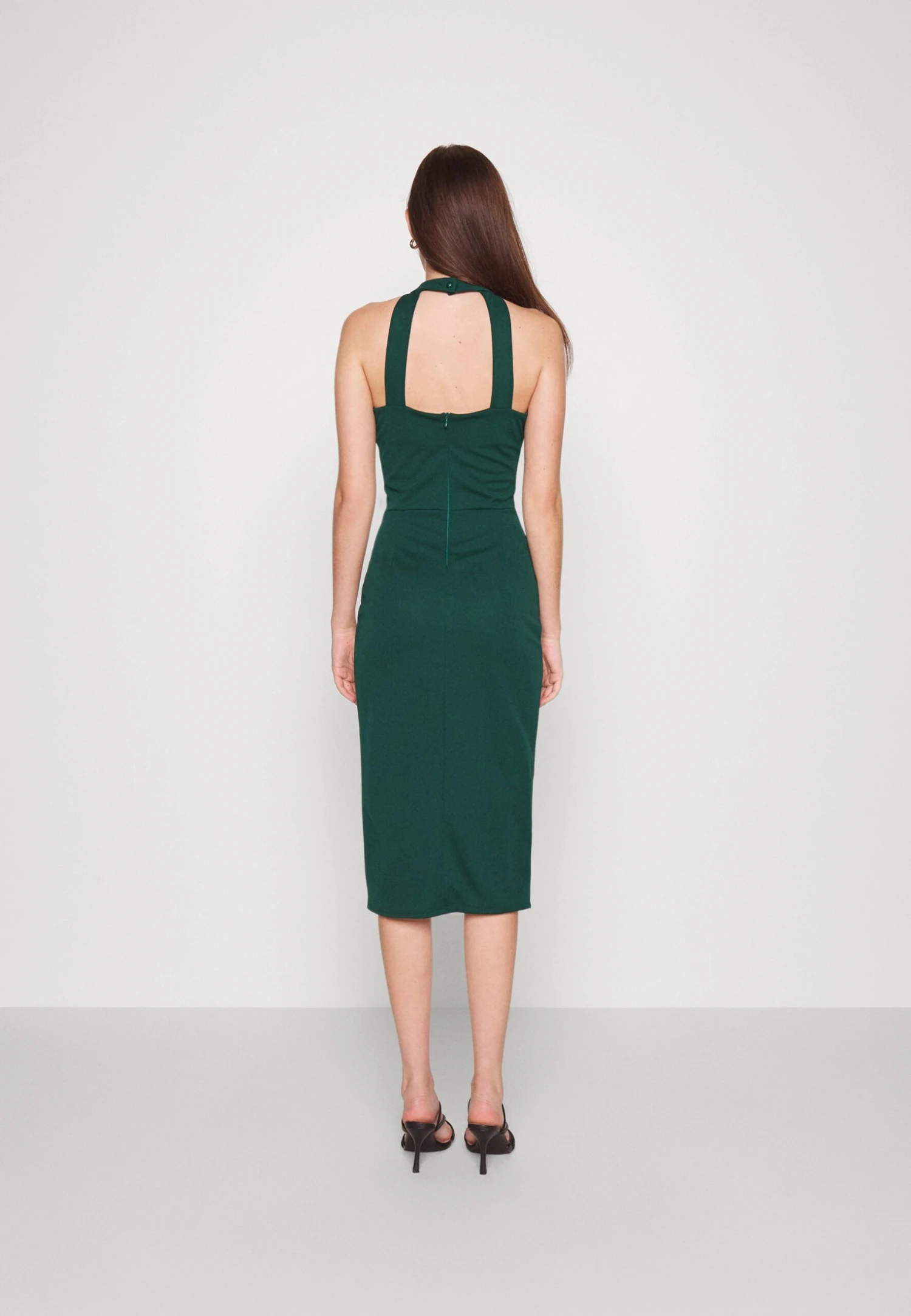 Lexi Curve Midi - Cocktailjurk - Forest Green 5 Lexi Curve Midi - Cocktailjurk - Forest Green - Afbeelding 3