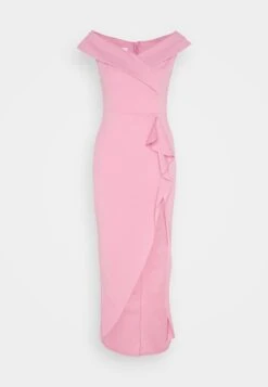 Wal G Ryan Ruffle Midi - Galajurk - Rose Pink -Fashion Verkoop b56f97321b2d4ad4968f8ee1a7ba56f4