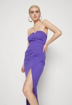 Wal G Gina V Neck Maxi - Jerseyjurk - Purple -Fashion Verkoop b5cae0a11d62455f8373695c60fcbde0
