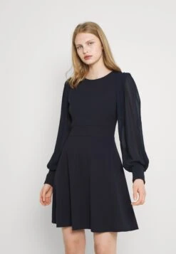 Wal G Kat Sleeve Dress - Jurk - Navy Blue