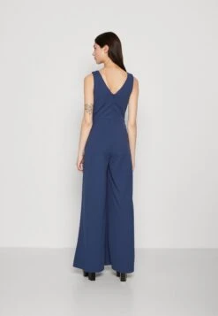 Wal G Sabrina Wide Leg - Jumpsuit - Denim Blue -Fashion Verkoop b73eb635960747feb48c982b50cca7b7