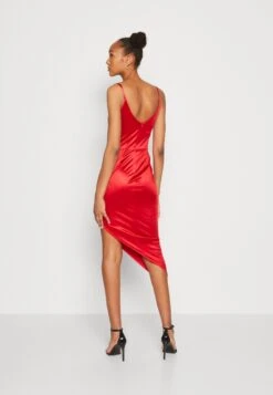 Wal G Archie Asymmetric Midi - Cocktailjurk - Red -Fashion Verkoop b7f00d0d3ef2409fb12f4481528ca63f