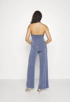 Wal G Party Jojo Halter - Jumpsuit - Denim Blue -Fashion Verkoop b85a148bc8c845feb9c719207b629039