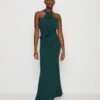 Wal G Tilly Ruffle Halter Neck Maxi Dress - Jerseyjurk - Forest Green -Fashion Verkoop b8ad60944d414ee4bbadc2aabebba498