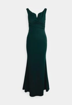 Kai Off The Shoulder Maxi Dress - Galajurk - Forest Green -Fashion Verkoop b90f9a2204ef49e9be5b162373c63c04