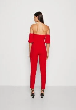 Wal G Luette Off Shoulder - Jumpsuit - Red -Fashion Verkoop bc19cdd178b34ec49bcb61d97b8241f5