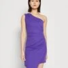 Wal G Liza One Shoulder Midi - Jerseyjurk - Purple -Fashion Verkoop be337f533d2642b1a0af9f274db39f6b