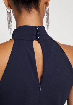Halter Neck Maxi Dress - Cocktailjurk - Navy Blue -Fashion Verkoop c0b925a38a8a4f4485938c529cc6247a