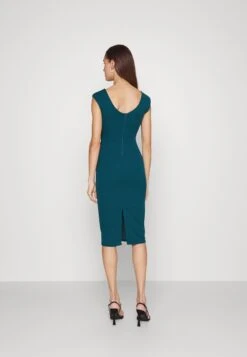 Wal G Nora Midi Dress - Jerseyjurk - Dark Teal Blue -Fashion Verkoop c36a0f2d61284a6e9e6a2c22dd36ead9