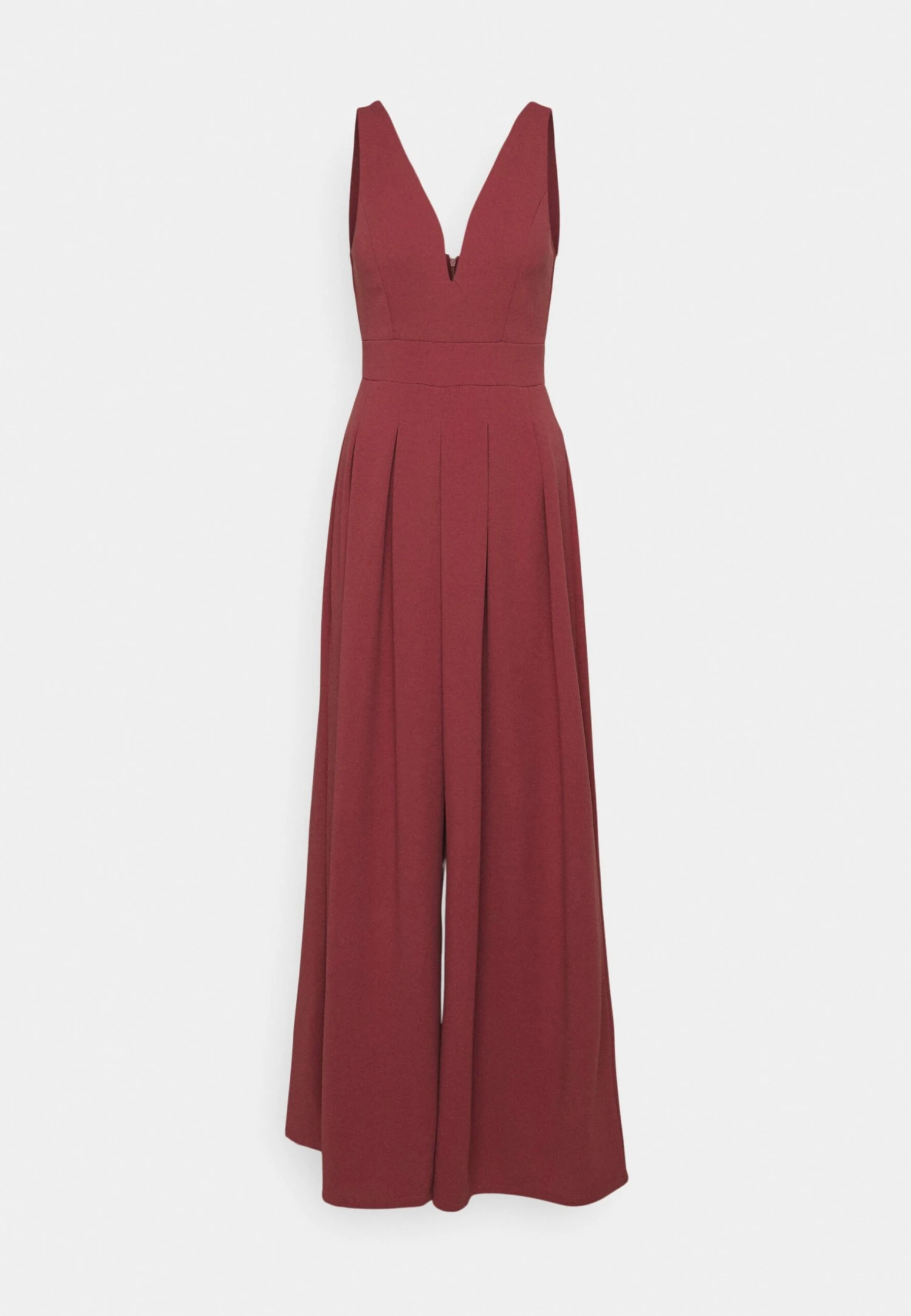 Wal G Alinali Pleated- Jumpsuit - Dark Mauve Pink 6 Wal G Alinali Pleated- Jumpsuit - Dark Mauve Pink - Afbeelding 4