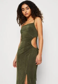 Wal G Grace Cut Out Midi - Jerseyjurk - Olive Green -Fashion Verkoop c7c0f1aaec47488d8ef09df71420f2ac