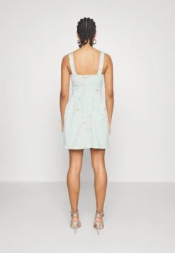 Wal G Wedding - Lila V Neck Print Skater - Cocktailjurk - Hellgrün, Mehrfarbig -Fashion Verkoop cbaf6f65e0c24a8b890cdf085fe79171