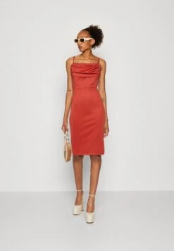Wal G Jessy Dress - Cocktailjurk - Terracotta -Fashion Verkoop cd35e8b01eb144098a635275aac0d702