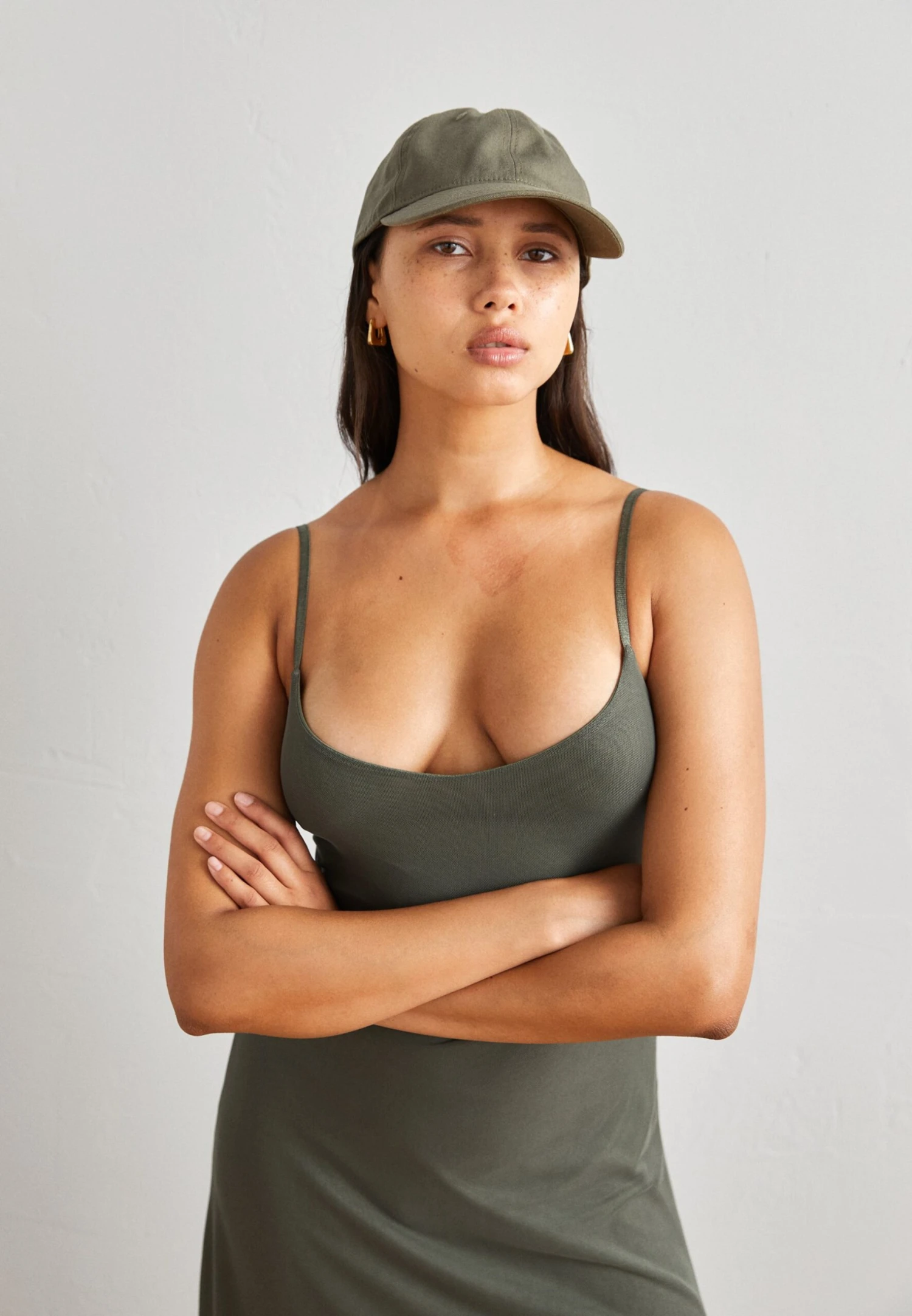 Wal G Sandy - Maxi-Jurk - Khaki Green 3 Wal G Sandy - Maxi-Jurk - Khaki Green