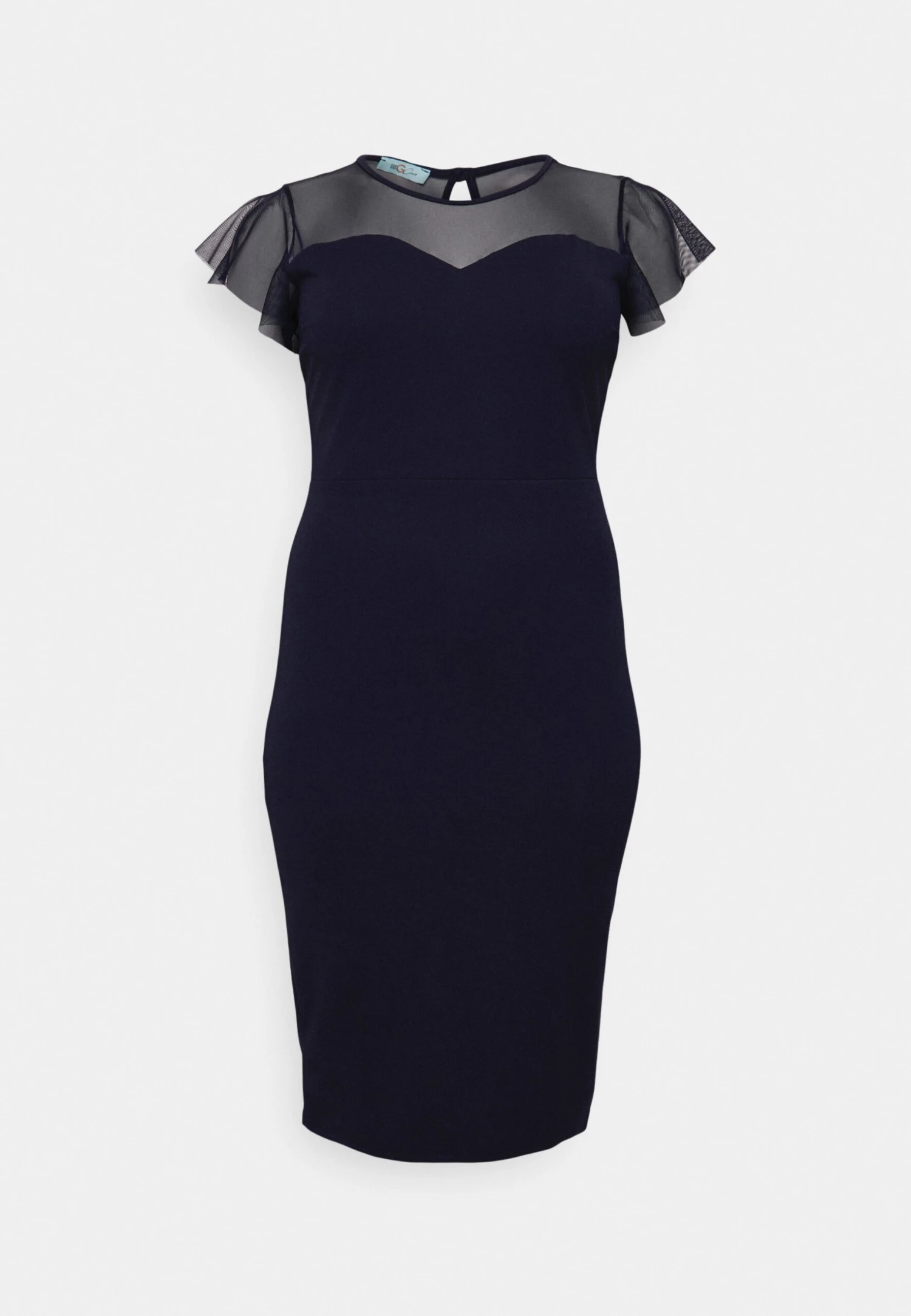 Donda- Cocktailjurk - Navy Blue 7 Donda- Cocktailjurk - Navy Blue - Afbeelding 5