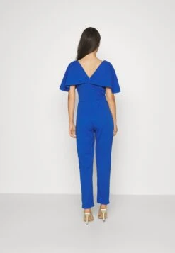 Liyavi Cape Sleeve - Jumpsuit - Electric Blue -Fashion Verkoop d3f385e8393b47c9b7aa930817a2160d